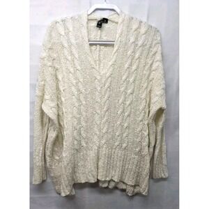 Cable Knit Baggy Sweater‎ Women